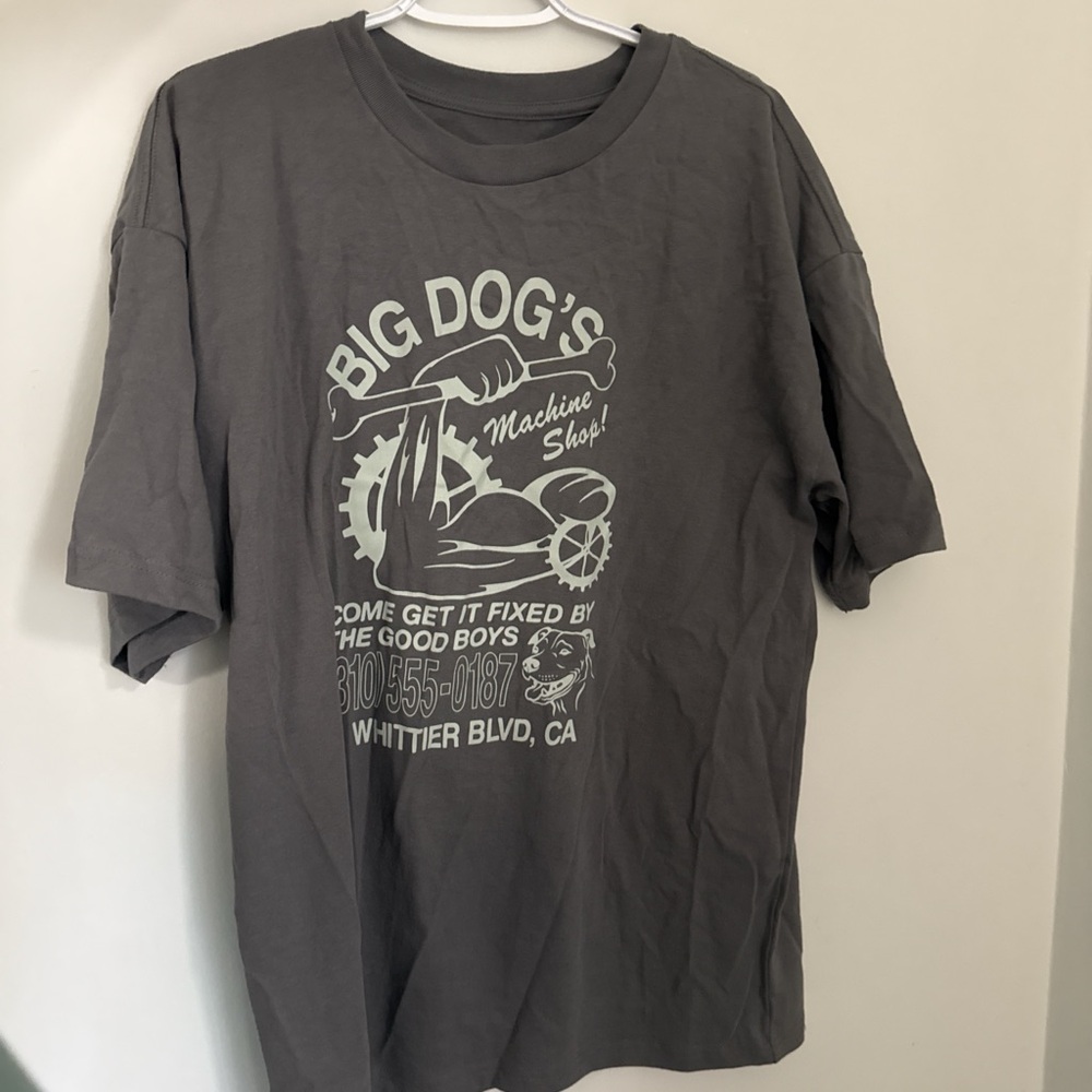 Big Dogs Charcoal T-Shirt